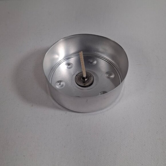25 Large Metal Tea Light Cups Kit With 25 Wicks Aluminum Dia 57mm x Height 22mm - Picture 7 of 8